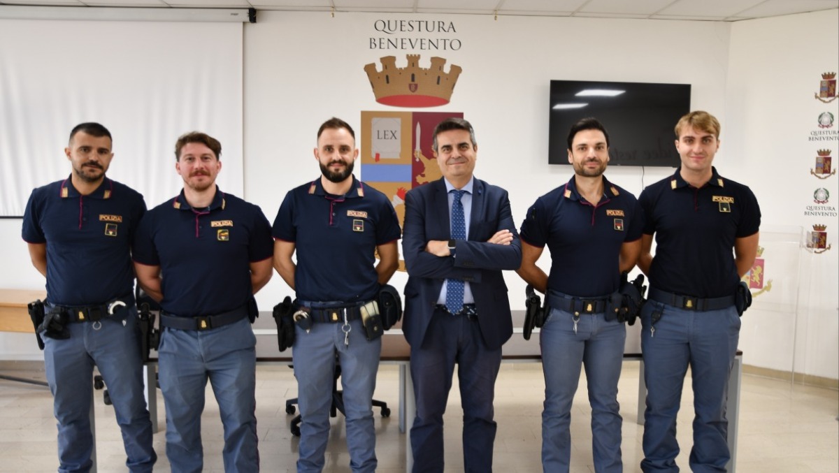 Sei nuovi poliziotti in Questura a Benevento - 