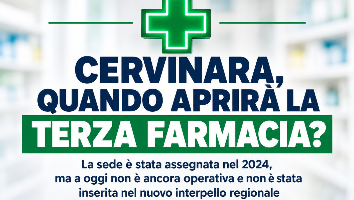 Cervinara, quando aprirà la terza farmacia? - 
