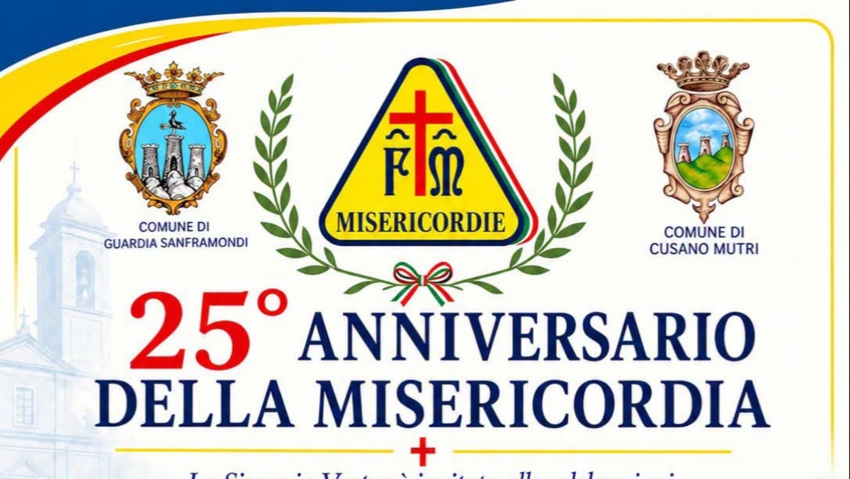 Guardia Sanframondi, la Misericordia festeggia 25 anni di volontariato e servizio - 