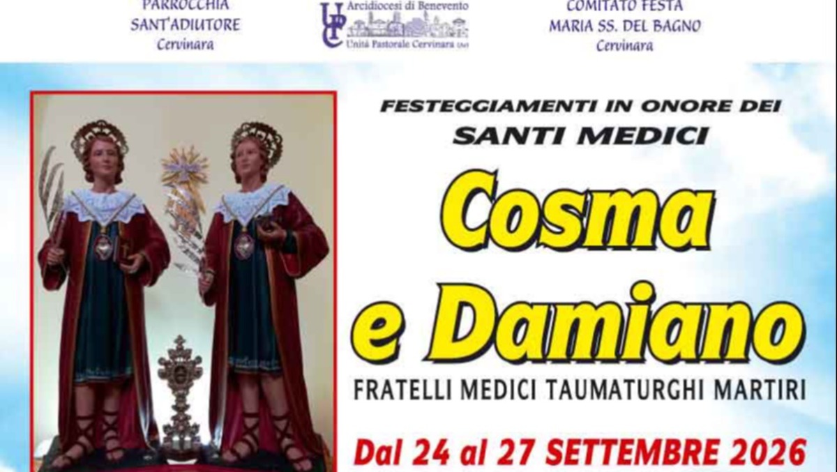 Cervinara si prepara a celebrare la festa dei Santi Cosma e Damiano - 