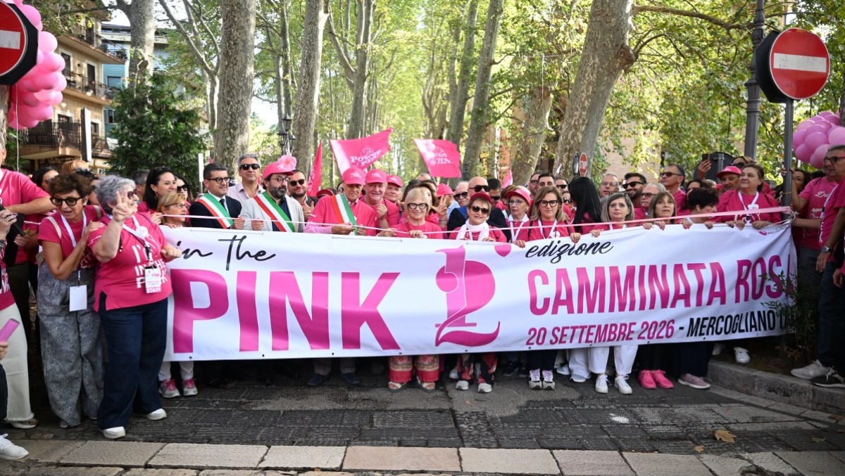 Camminata Rosa, Avellino si tinge di rosa - 
