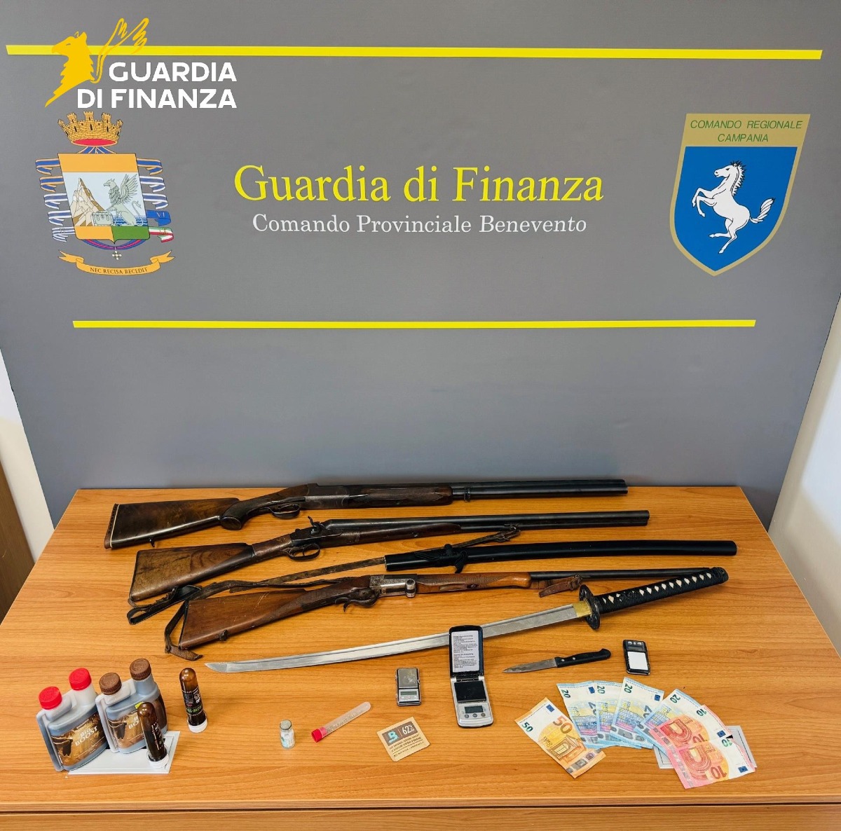 Benevento Oper Guardia di Finanza