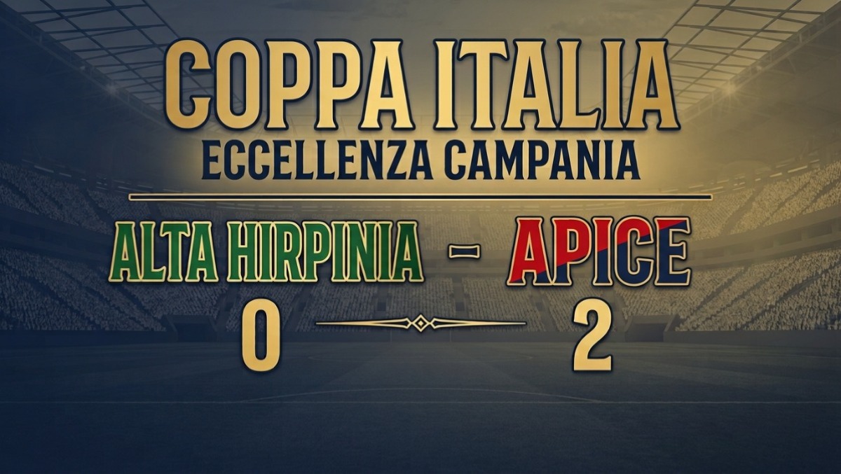 Coppa Italia Eccellenza, l’Apice passa a Montella: Alta Hirpinia battuta 2-0 - 