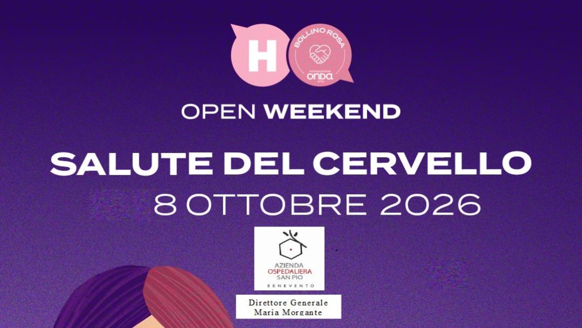 Salute del cervello, l’AORN San Pio aderisce all’(H) Open Weekend di Fondazione Onda - 