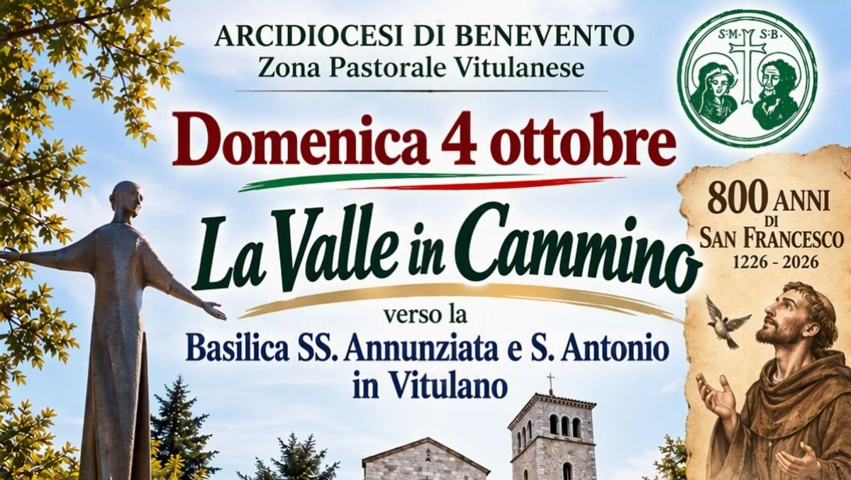 La Valle Vitulanese si mette in cammino per San Francesco - 