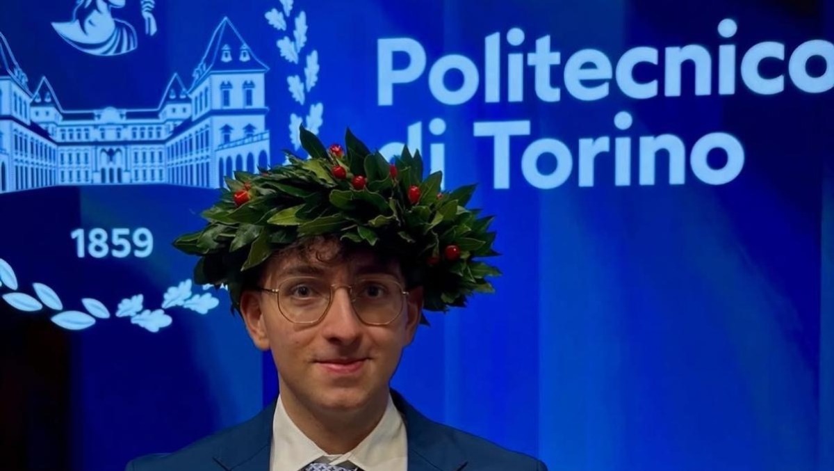 Pietro Diego Cairella è dottore magistrale in Ingegneria Meccatronica con 110 e lode - 