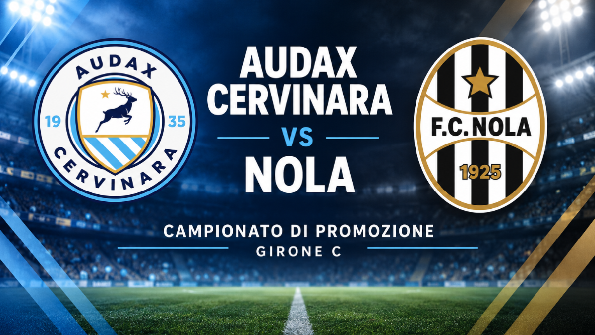 L'Audax Cervinara contro il Nola cerca la prima vittoria in campionato - 