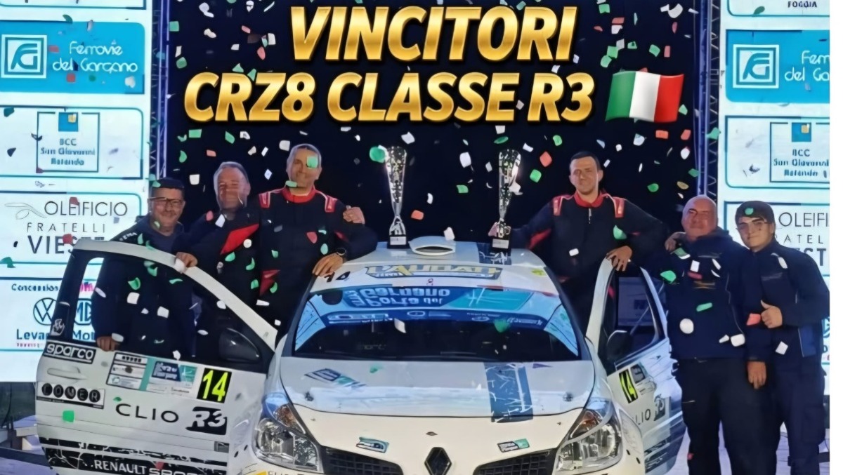 Rally Porte del Gargano, trionfo irpino: Alessio Ascione conquista la classe R3 - 