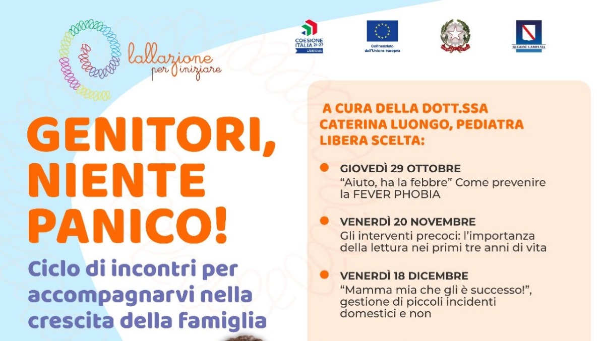 Cervinara, “Genitori, niente panico!”: sei incontri gratuiti per le famiglie - 
