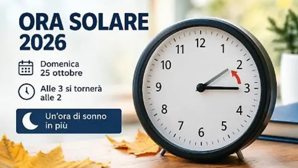 Domenica 25 ottobre lancette indietro: si dorme un'ora in più - 