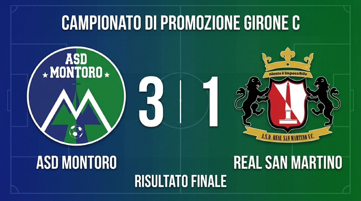 Montoro-San Martino 3-1: rimonta dei padroni di casa nella ripresa - 