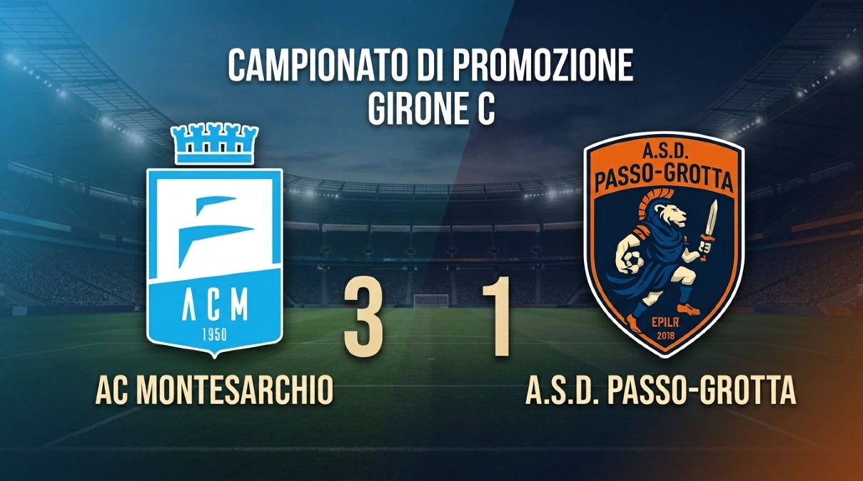Montesarchio, vittoria convincente: Passo Grotta battuto 3-1 - 