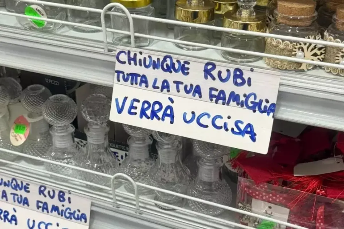 Cartelli con minacce contro i ladri: negoziante denunciato - 